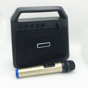 Cheap Rechargeable Portable Bluetooth Speakers 8000mah Battery Black Karaoke Function for sale