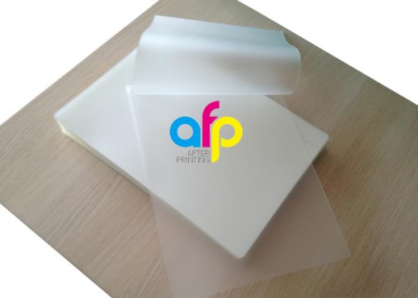 Quality Transparent Pouch Laminating Film Sheets For Picture / ID Card Protection wholesale