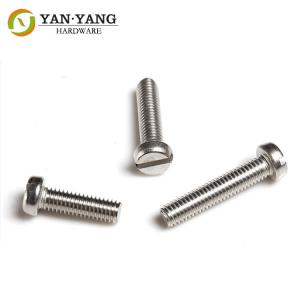 China High Quality Stainless steel machine screw with cylindrical head with round head on sale