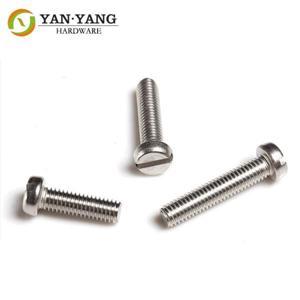 Quality High Quality Stainless steel machine screw with cylindrical head with round head wholesale