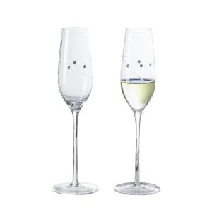 B2B Bulk:Custom 6-10oz Tempered Crystal Flutes | Hotel Bulk Glassware Lead-Free