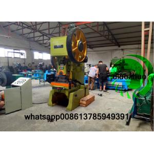 Strips Barbed Wire Manufacturing Machine / Razor Wire Machine PLC Control