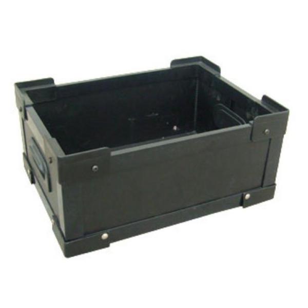 Quality Reusable Plastic Moving Bins Gray Plastic Tote Crates Foldable wholesale