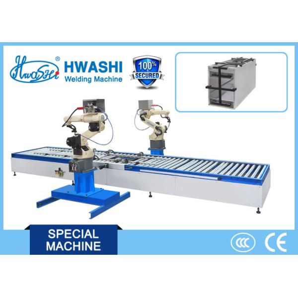 Steel Panel Cabinet Arc Industrial Welding Robots Arm With Automatic Production