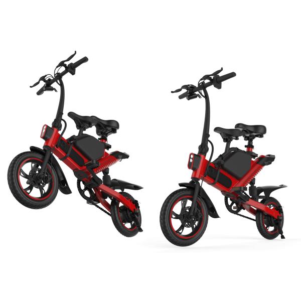 Professional Electric Powered Folding Bikes , Family Long Range Folding
