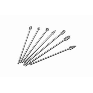 6 Long Shank Tungsten Carbide Burrs For Die Grinder Extended Standard Tungsten Burr Bits Double Cut