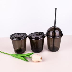 16oz PLA Disposable Cups Plastic Black Custom Beer Pong Cups Fda Approved