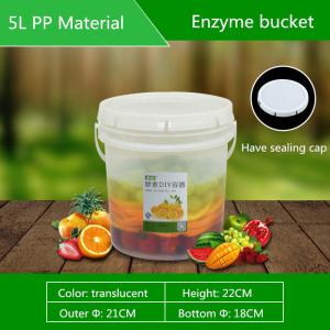 Customized Logo 2 Lids Plastic Fermenter for Automatic Fruit Beer Enzymes