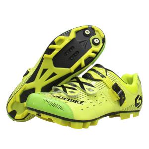 Microfiber Upper Mens MTB Cycling Shoes High Reliability With CE / ISO