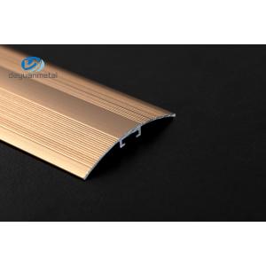 China T6 Aluminium Flooring Profiles Threshold Strip Transition Trim Laminate Carpet For Hotal Decoration on sale