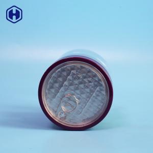 380ml 12.8oz Easy Open End Plastic Can With Screw Lid