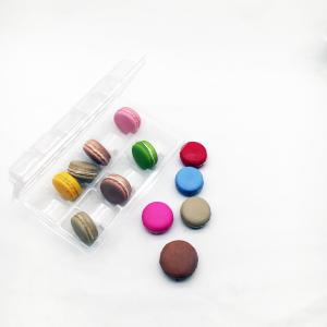 Bespoke beautiful plastic macaron tray clam shell packaging tray