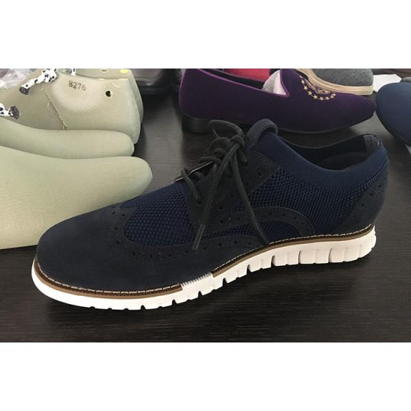 Quality Customized Knitted Men's Casual Shoes   Breathable Flyknit Lightweight Shoes wholesale