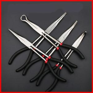 11 Inch Bent Nose Pliers Long Angled Needle Nose Pliers 20 Degree Clip Curve