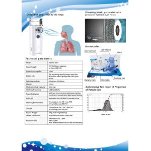 mini Air 360+ Mini portable pocket ultrasonic Mesh Nebulizer with CE ROHS