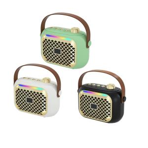 Lightweight Retro Portable Bluetooth Speaker 5.3 Stylish Design