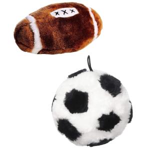 Cheap Difficult Smart Interactive Plush Football Puzzle Dog Toy for sale