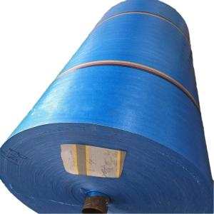Blue Sun Proof Rainproof PE Tarpaulin 2-12m Width Coated Polyethylene Tarpaulin