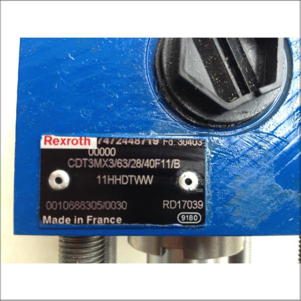 Quality Rexroth CDT3MX3 63 28 40F11 B11HHDTWW Hydraulic Cylinder For Heavy Duty And High Pressure Applications With Bottom Flange Mounting wholesale