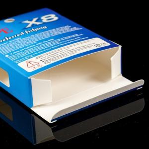 Fishing Gear Packaging Custom Folding Fishline Cardboard Paper Box with Custom