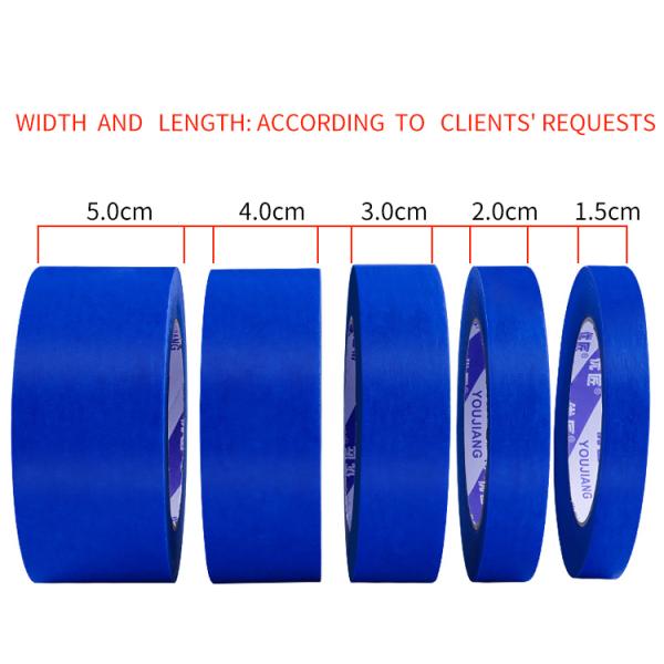 High Performance 2090 Crepe Paper Blue Masking Tape Painter′s Tape