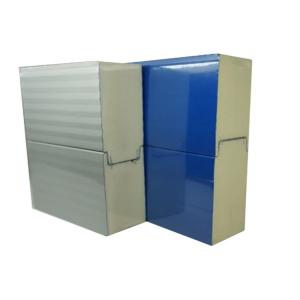 Cheap B1 Grade Fireproof Rigid PU Sandwich Panel For Wall 950mm Width for sale