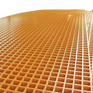 Mesh Frp Composite Grate Decking Anti Slip Fiberglass Panel Cutting