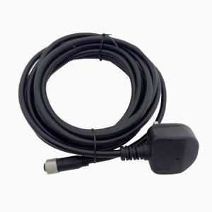 5M Industrial Control Cables Wire Harness M12 4 PIN Integrated Injection Plug