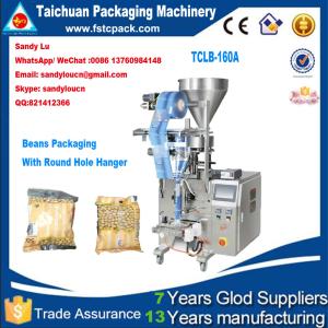 Cheap SoyBeans Vertical Packaging Machine, beans packing machine with round hole hanger for sale