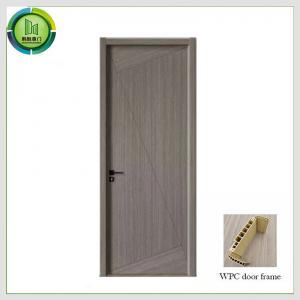 China Termite Resistant Soundproof UPVC Door , Wpc Readymade Doors 900mm Width on sale