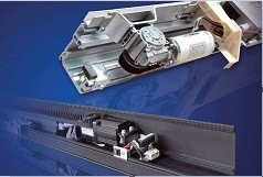 Anti Squeeze Interior Residential Automatic Sliding Doors With Wireless Switch