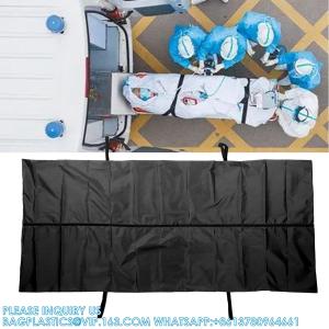 Body Bag, Leak Proof Cadaver Morgue Bodies Bag With 4 Handles, Center Zipper,