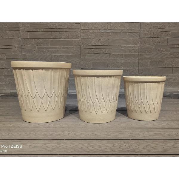 Quality Indoor Hotel Garden Home Reinforced Clay Planter With Drainage Holes And Built-in System wholesale