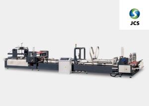 Cheap PLC Program Control Carton Folding Gluing Machine Adjusted Conveniently for sale