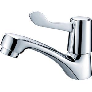 Cheap Deck Mounted Single Cold Water Taps with Ceramic Cartridge , Single Hole for sale