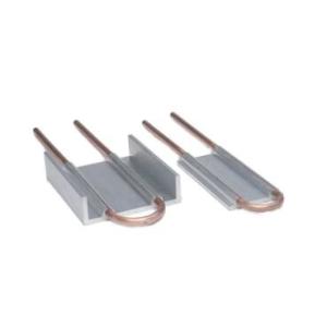 Accuracy Copper Pipe Heat Sink / Cold Plate Heat Sink For Solar Panel