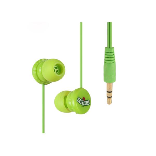 Quality Lightweight Custom Molded Earphones , Patterned Logo Wired Earbuds With Mic wholesale