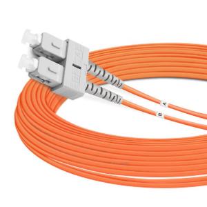 15m (49ft) Duplex OM2 Multimode SC UPC To SC UPC PVC (OFNR) Fiber Patch Cables