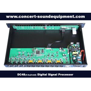 Concert Sound Equipment / 4 input , 8 ouput Digital Signal Processor For Line