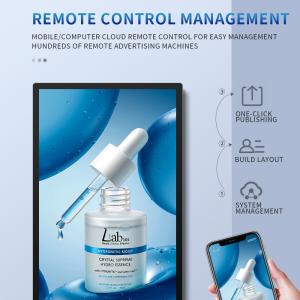 50 Inch Cloud-Based Content Management Split-Screen Functionality Wall-Mounted