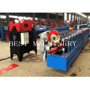 Round Shape Rainspout Downspout Roll Forming Machine 0.5mm Material PPGI and GI