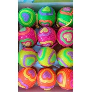 6.5CM/7.5CM LED Flashing Light Spiky Ball Perfect for Kids' Light-Up Celebration