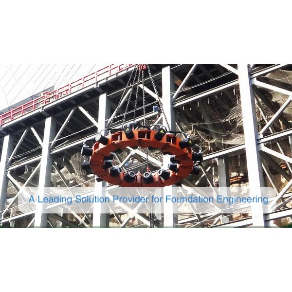 Round Square 1.5ton Dia1050mm Hydraulic Pile Breaker