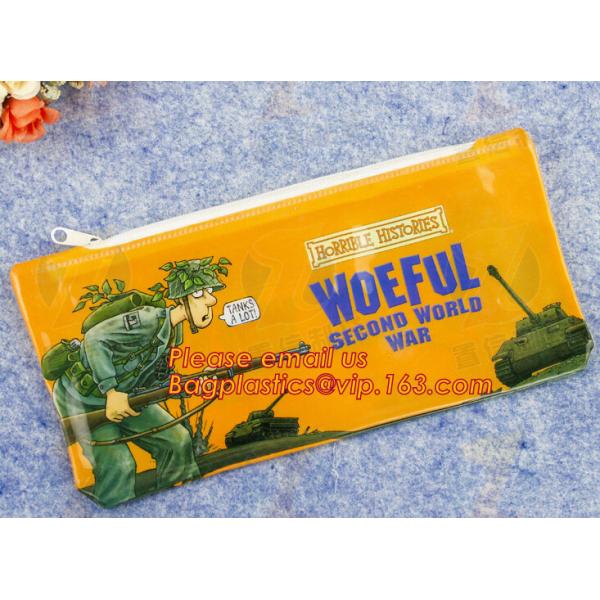 PVC Mesh File Packing Bag Plastic Mesh Zip Top File Pencil Bag PVC Packing Paper