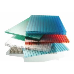 Blue Polycarbonate Hollow Sheet Clear Pc Multiwall Sheet