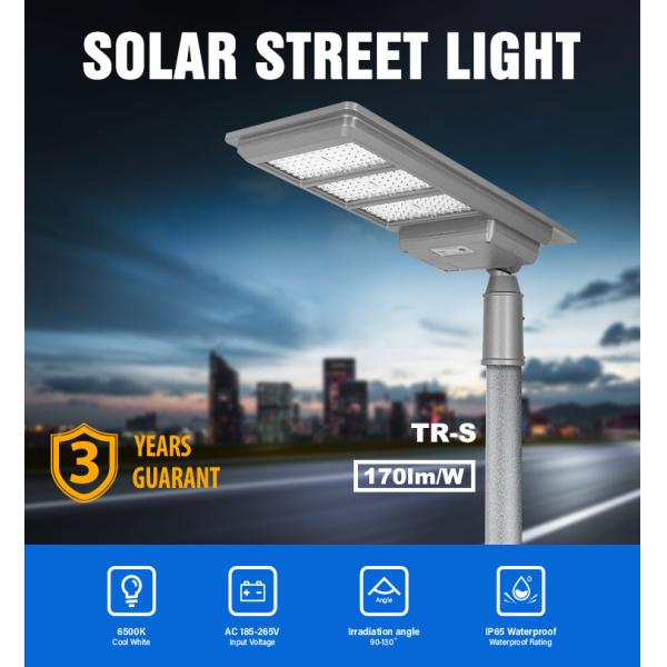 All In One Solar Powered LED Street Lights IP65 Green Energy ABS Radar Sensor 200 W 300 W 400 W