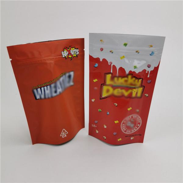 Quality Cbd Candy Gummy Plastic Pouches Packaging  Bags Recyclable With Window wholesale