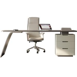 Metal High Grade Boss Computer Desk Multi Shelf Locker Study Writing Desk