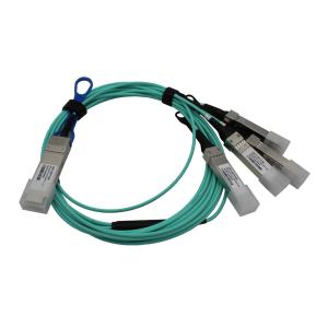 QSFP-4SFP-AxM 1m 3m Active Optical Cables 40G To 4x10G Qsfp Aoc Cable for data