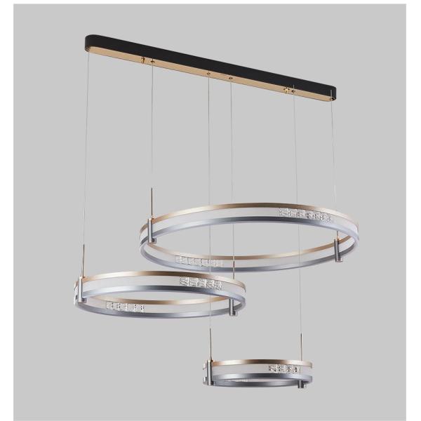 Acrylic Modern Simple Waltz Chandelier Three Color Switching